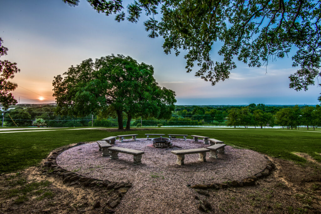 Circle of Hope at dusk
