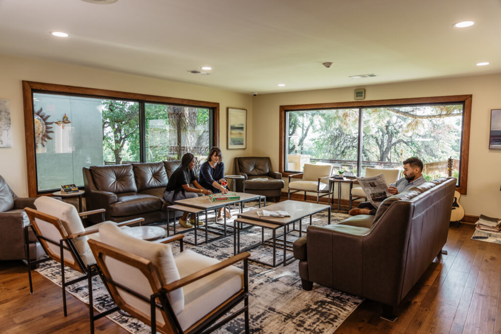 Computer room and lounging area